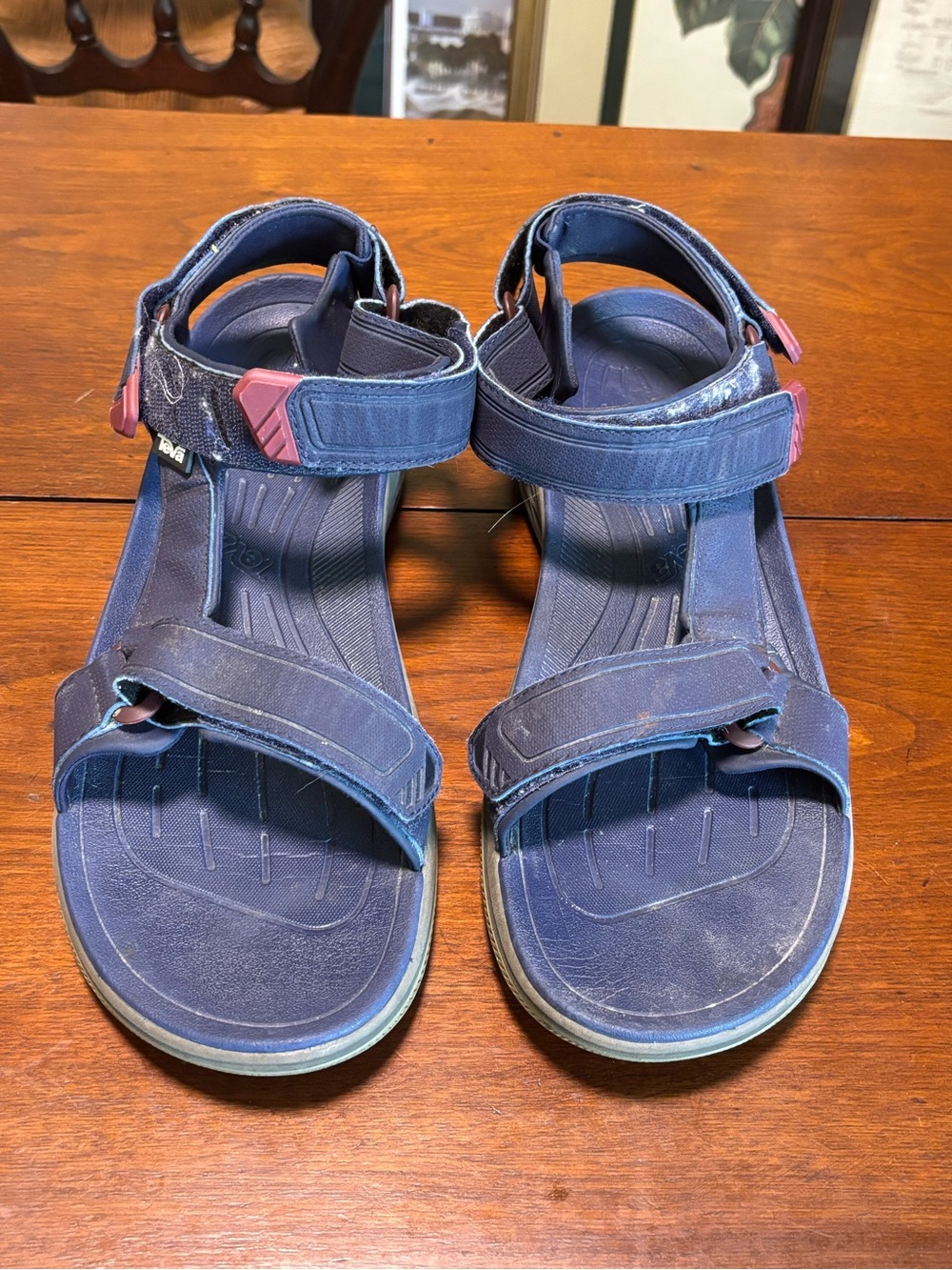 Teva Original Sandals Men Sz 14 Blue Hiking Outdoors Casual Summerwear Universal